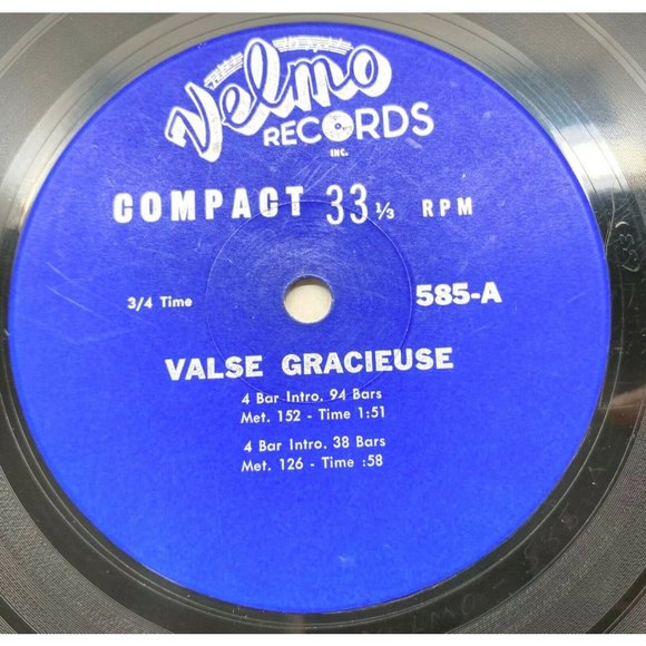 Lot of 3 Velmo Records Dance Educational Compact 33's and 45's Ragtime - Picture 7 of 8